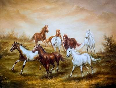 unknow artist Horses 011 France oil painting art